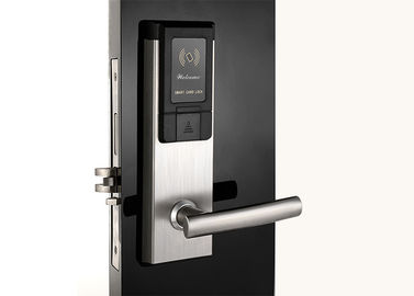 55mm Backset Hotel Electronic Door Lock Keyless 2 chìa khóa máy tính đồng