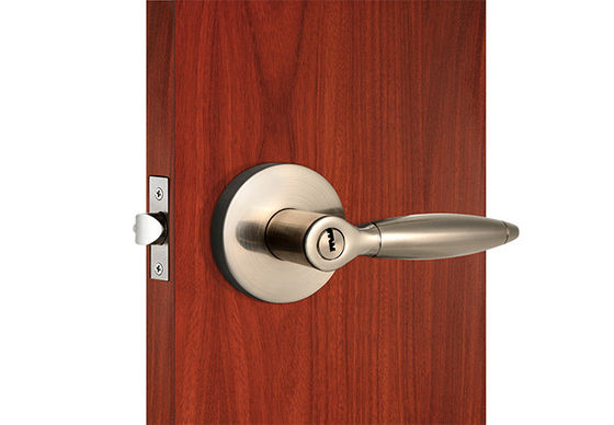 Thép kẽm ống khóa cửa An ninh cao 3 chìa khóa đồng Nickel satin