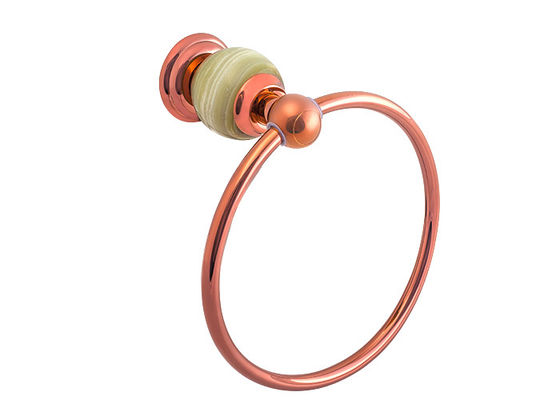 Thiết kế mới phụ kiện phòng tắm khăn nhẫn đồng và Bowlder & Rose Gold Plating