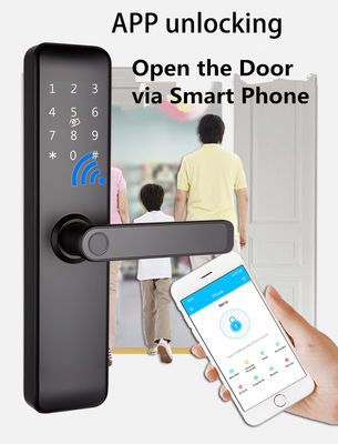 Bluetooth Wifi RFID được sơn khóa thông minh không chìa khóa cho căn hộ cửa vào nhà cửa phòng