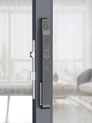 Video Cat Eye Cánh tay Vena / Face Unlocking Wifi Smart Lock Nhôm IP65