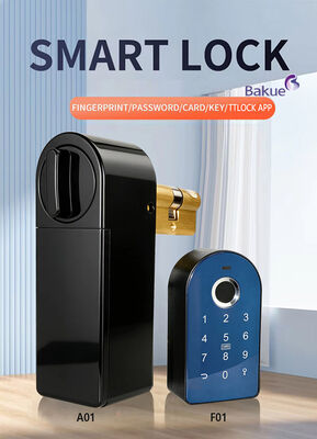 Smart Digital Door Lock  Automatic Intelligent Lock Core WiFi Bluetooth Aluminium
