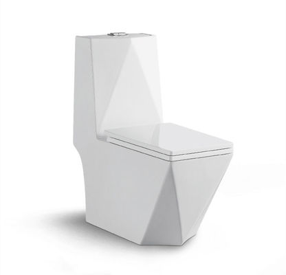 Phòng tắm hình vuông kim cương thiết kế nhà vệ sinh một mảnh