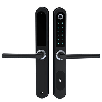 Hình vân tay khung nhôm Bluetooth APP khóa cửa với thẻ mã