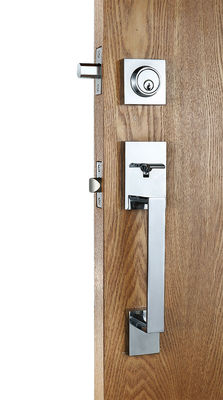 Nhập khóa cửa tay cầm bạc kim loại kim loại American Standard khóa cơ thể