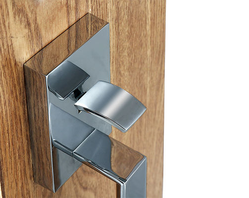 Nhập khóa cửa tay cầm bạc kim loại kim loại American Standard khóa cơ thể