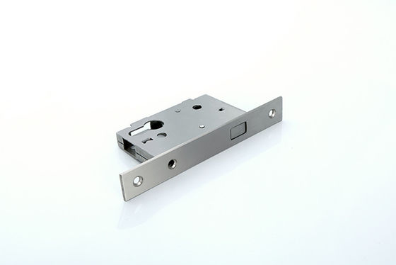 An ninh cửa trượt Mortise khóa cơ thể bạc với hook hợp kim kẽm