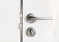 Sữa kẽm hợp kim Mortise Door Lock Phòng hoa hồng Satin Nickel / Chrome Lever Handle