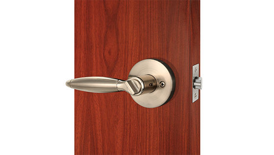 Thép kẽm ống khóa cửa An ninh cao 3 chìa khóa đồng Nickel satin