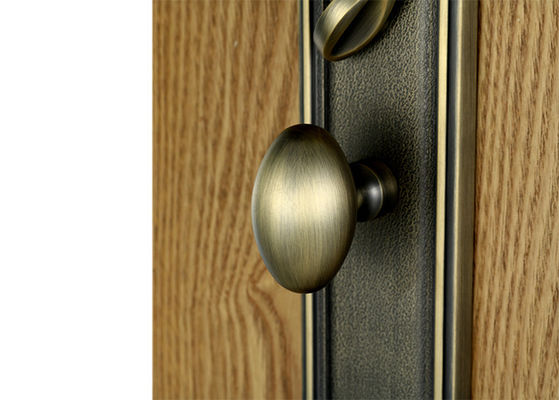 Luxury Brass Door Handles American Standard Cylinder Sữa kẽm