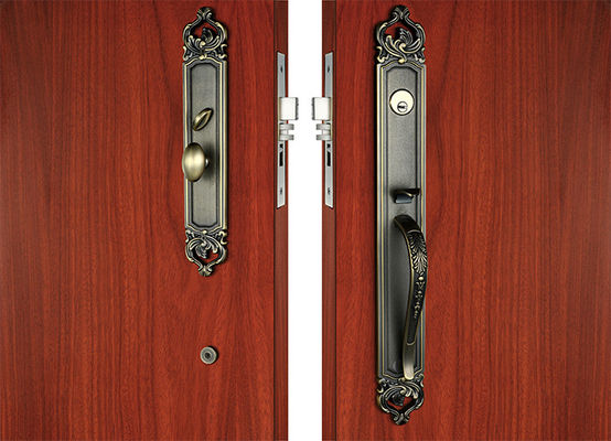Luxury Brass Door Handles American Standard Cylinder Sữa kẽm