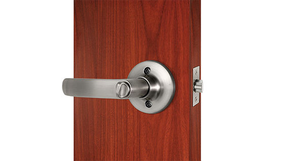 Gỗ kim loại kẽm cầm 65mm Dia Rose Satin Nickel Finish Tubular Entry Leverset