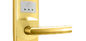 Thẻ khóa cửa điện tử hợp kim kẽm hiện đại / Chìa khóa mở với kết thúc vàng PVD