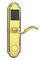 Bọc vàng khách sạn khóa cửa điện tử với thẻ / chìa khóa vận hành 288 * 73mm kích thước tấm