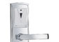 Bọc Nickel Sữa kẽm hợp kim khóa cửa điện tử với thẻ / chìa khóa mở đường OEM