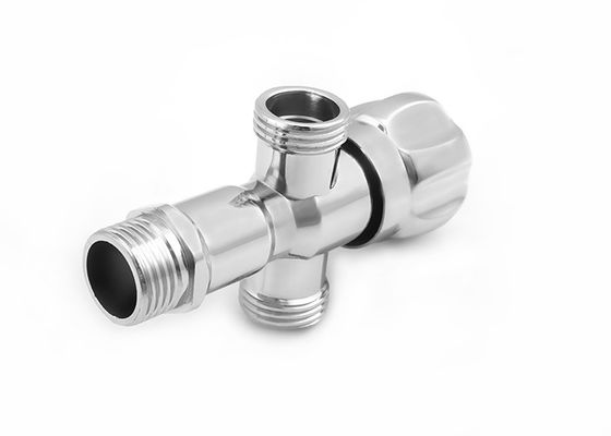 Ba đầu máy vòi phòng tắm hiện đại Máy trộn van góc Hardware cho nội thất