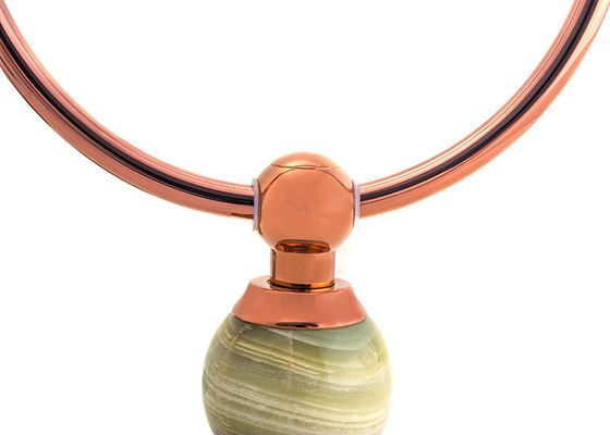 Thiết kế mới phụ kiện phòng tắm khăn nhẫn đồng và Bowlder & Rose Gold Plating