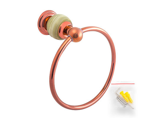 Thiết kế mới phụ kiện phòng tắm khăn nhẫn đồng và Bowlder & Rose Gold Plating