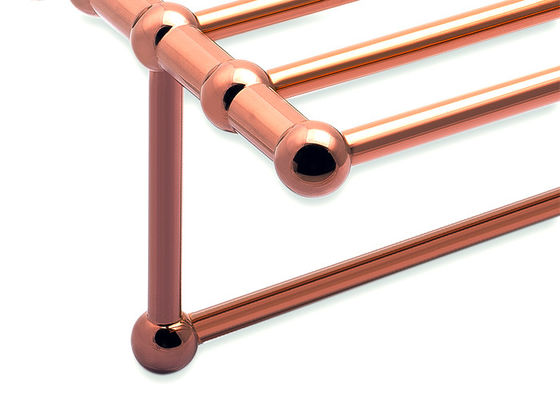 Đĩa Rose Gold Finishing Towel Shelf Phụ kiện phòng tắm Thang khăn