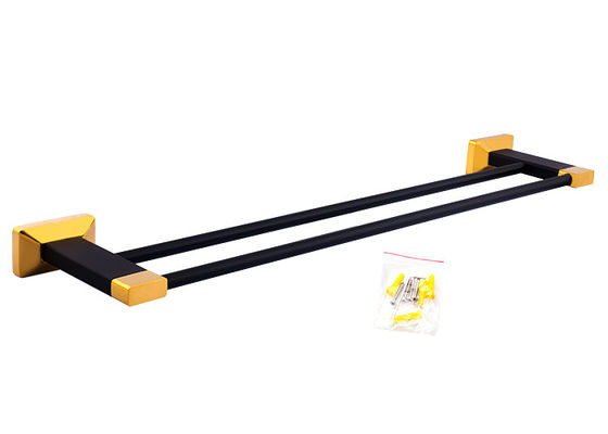 Phụ kiện phòng tắm bằng đồng rắn Thợ khăn tắm đôi