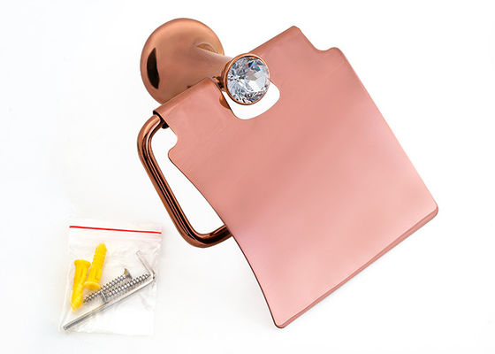 Ống tường sản xuất nhà máy giữ giấy phụ kiện phòng tắm hợp kim kẽm và tinh thể