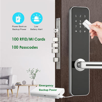 Khóa kết hợp kỹ thuật số màn hình cảm ứng với tay cầm cho cửa vào Cửa trước