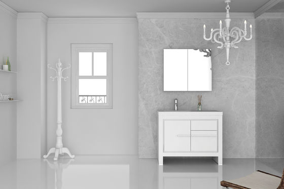Bộ tủ tắm MDF kết hợp với gương / bộ tủ tắm