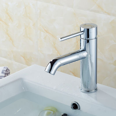 Các vòi bồn rửa Chrome cơ học không có lối thoát nước tinh khiết