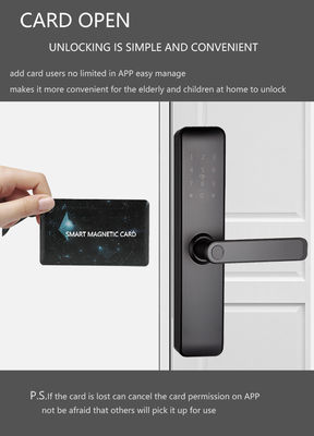 Bluetooth Wifi RFID được sơn khóa thông minh không chìa khóa cho căn hộ cửa vào nhà cửa phòng
