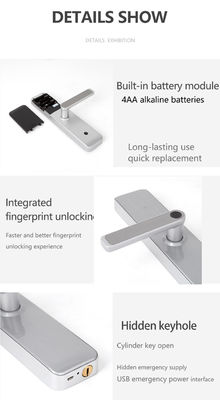Bluetooth WiFi RFID khóa cửa thông minh không chìa khóa cho cửa vào nhà cửa phòng cửa