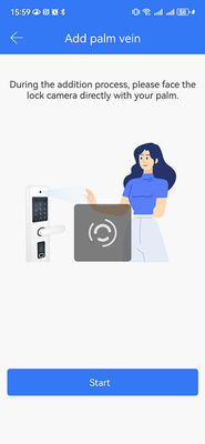 Black Smart Door Knuck Palm Vein / Nhận dạng khuôn mặt / Video Cat Eye IP65