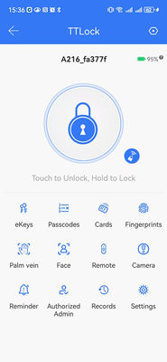 Nhận dạng khuôn mặt / Cat Eye Video / Palm Vein Smart Door Lock IP65 Alumminum