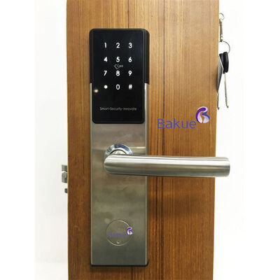 Khóa cửa Bluetooth mã thẻ tích hợp dấu vân tay APP Bluetooth WiFi Tùy chọn chống cháy đảm bảo kiểm soát truy cập