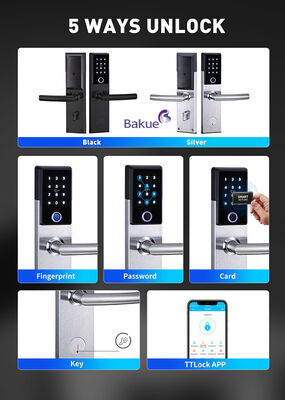 120min Khóa cửa chống cháy Khóa cửa cửa cửa phòng khách sạn Cửa văn phòng Cửa truy cập giải pháp APP thông minh Mã WiFI