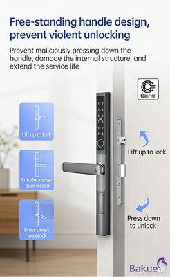 Khóa mật khẩu loại Bluetooth Khóa cửa có vỏ nhôm bền phù hợp cho các tòa nhà thương mại và dân cư
