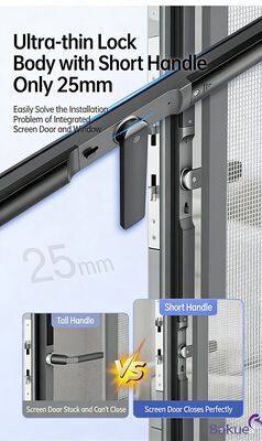 Khóa cửa vân tay bằng nhôm với hệ thống kiểm soát ra vào chạy bằng 4 pin AA, khóa cửa kỹ thuật số thông minh bảo vệ nâng cao
