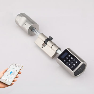 Mật khẩu Thẻ RFID Bluetooth Tuya Smart Lock Cylinder