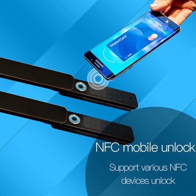 IP68 chống nước FPC dấu vân tay Smart Door Lock Bluetooth Antique