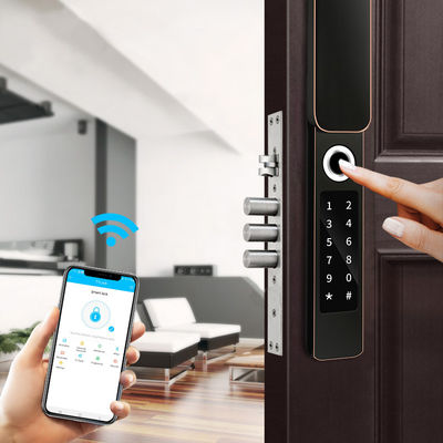 IP68 chống nước FPC dấu vân tay Smart Door Lock Bluetooth Antique