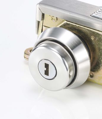 Khóa cửa thủy tinh khung nhôm 2 xi lanh SUS304 Bìa xi lanh