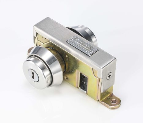 Khóa cửa thủy tinh khung nhôm 2 xi lanh SUS304 Bìa xi lanh