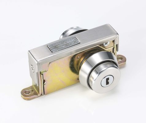 Khóa cửa thủy tinh khung nhôm 2 xi lanh SUS304 Bìa xi lanh