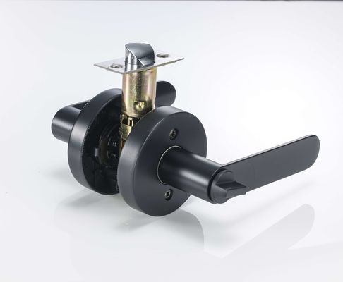 Matte Đen ống tay khóa kim loại kẽm tay cầm đồng xi lanh