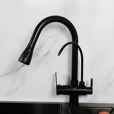 Máy vòi nước uống 3 chiều màu đen với nước lọc H410 XW225mm