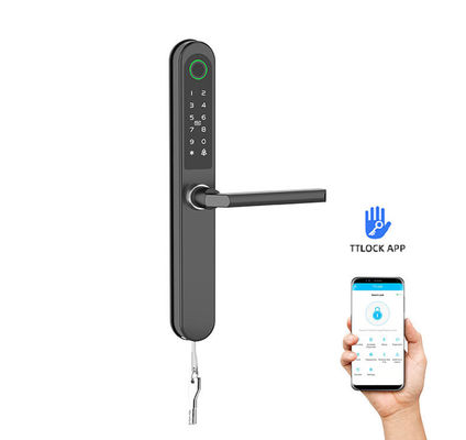 Hoàn thành Mái khóa cửa Rfid sơn thương mại Bluetooth WiFi Thẻ đặc biệt / mã / dấu vân tay / APP