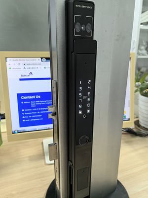 Aluminum thương mại Smart Lock nhận dạng khuôn mặt Video Cat Eye Palm Vein Unlocking IP65