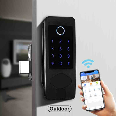 Khóa chống nước IP65 Khóa cửa thông minh bên ngoài Khóa vân tay mở khóa