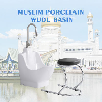 Keramic wudumate nhỏ gọn bồn tắm chân kéo vòi tiết kiệm không gian